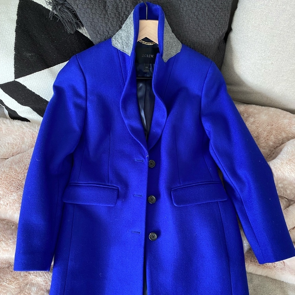 J. Crew wool blazer coat